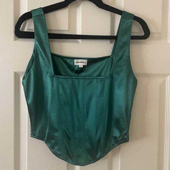 Satin Corset Top - Picture 1 of 7